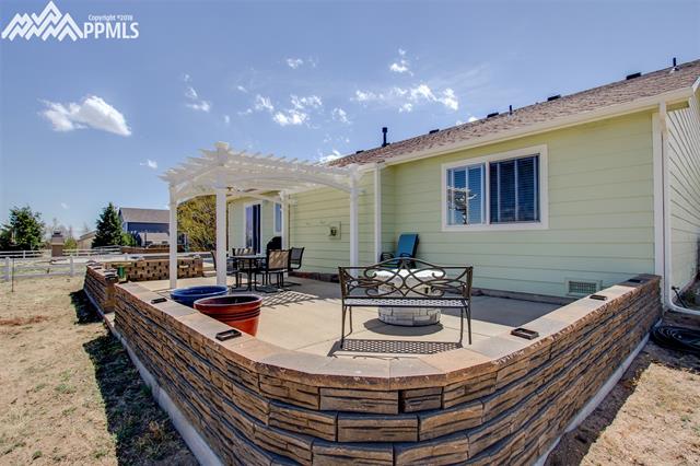 8643 Del Rio Road Peyton, CO 80831 - Photo 28 of 35 Outdoor patio.