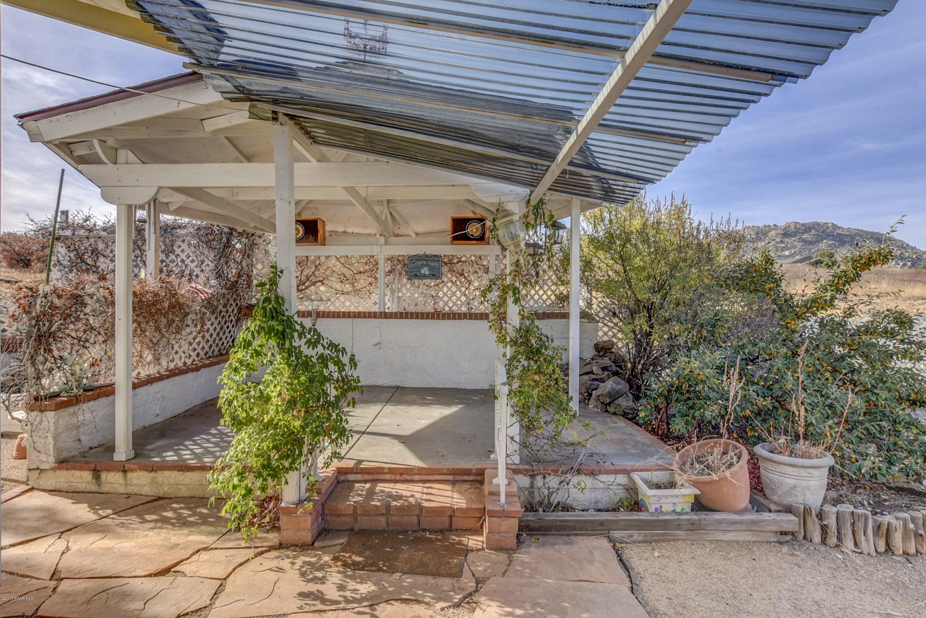 2356 West Bridle Path Road Prescott, AZ 86305 - Photo 23 of 33 Covered Patio in Backyard