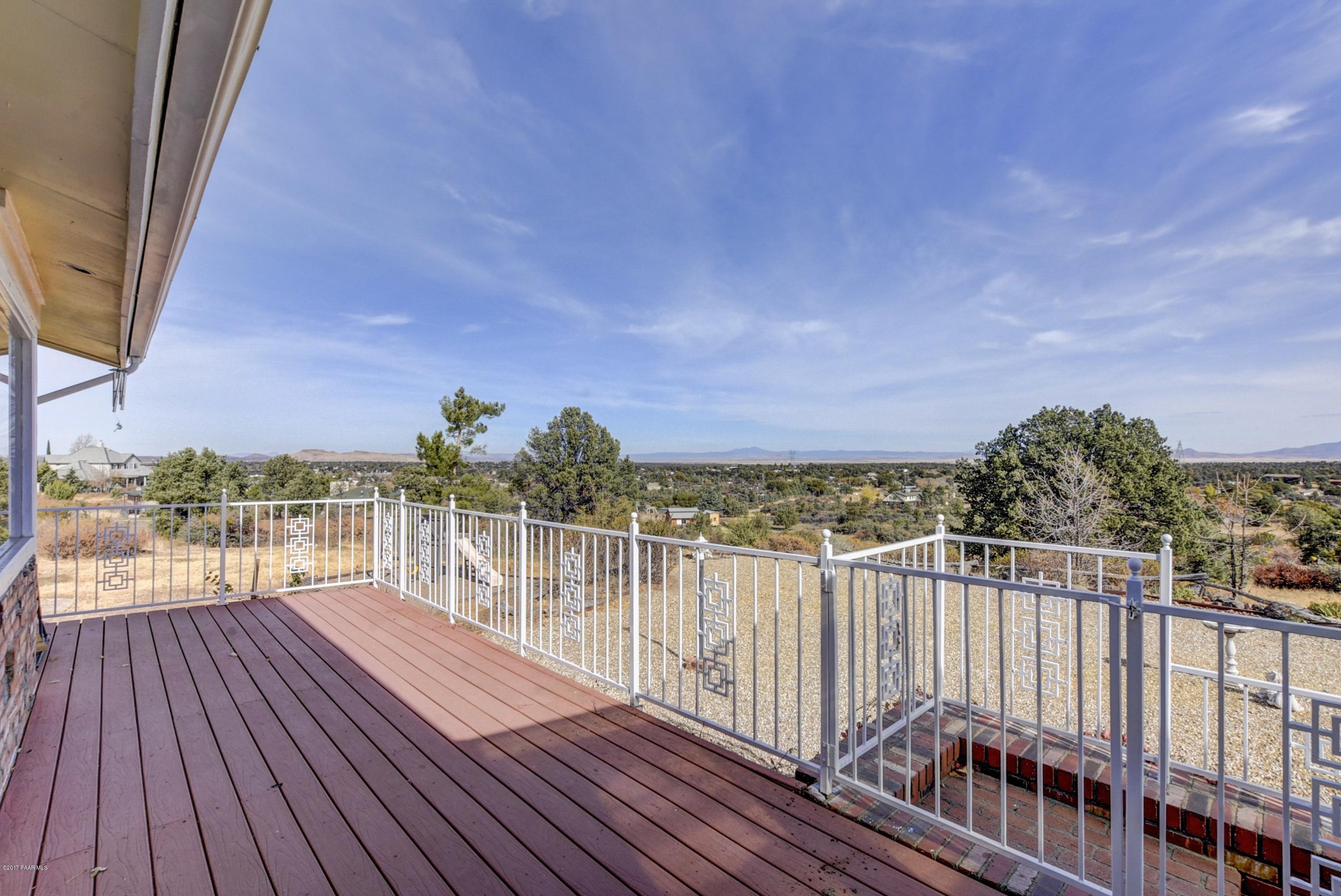 2356 West Bridle Path Road Prescott, AZ 86305 - Photo 30 of 33 Front Deck w/Panoramic Views