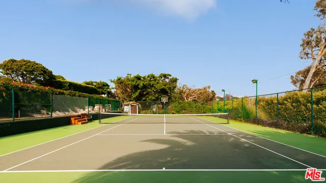 a view of a tennis court