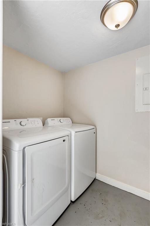 5453 16th Place Southwest Naples, FL 34116 - Photo 29 of 36 a utility room with dryer and washer