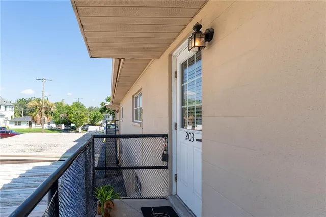 a view of a house with gym equipment