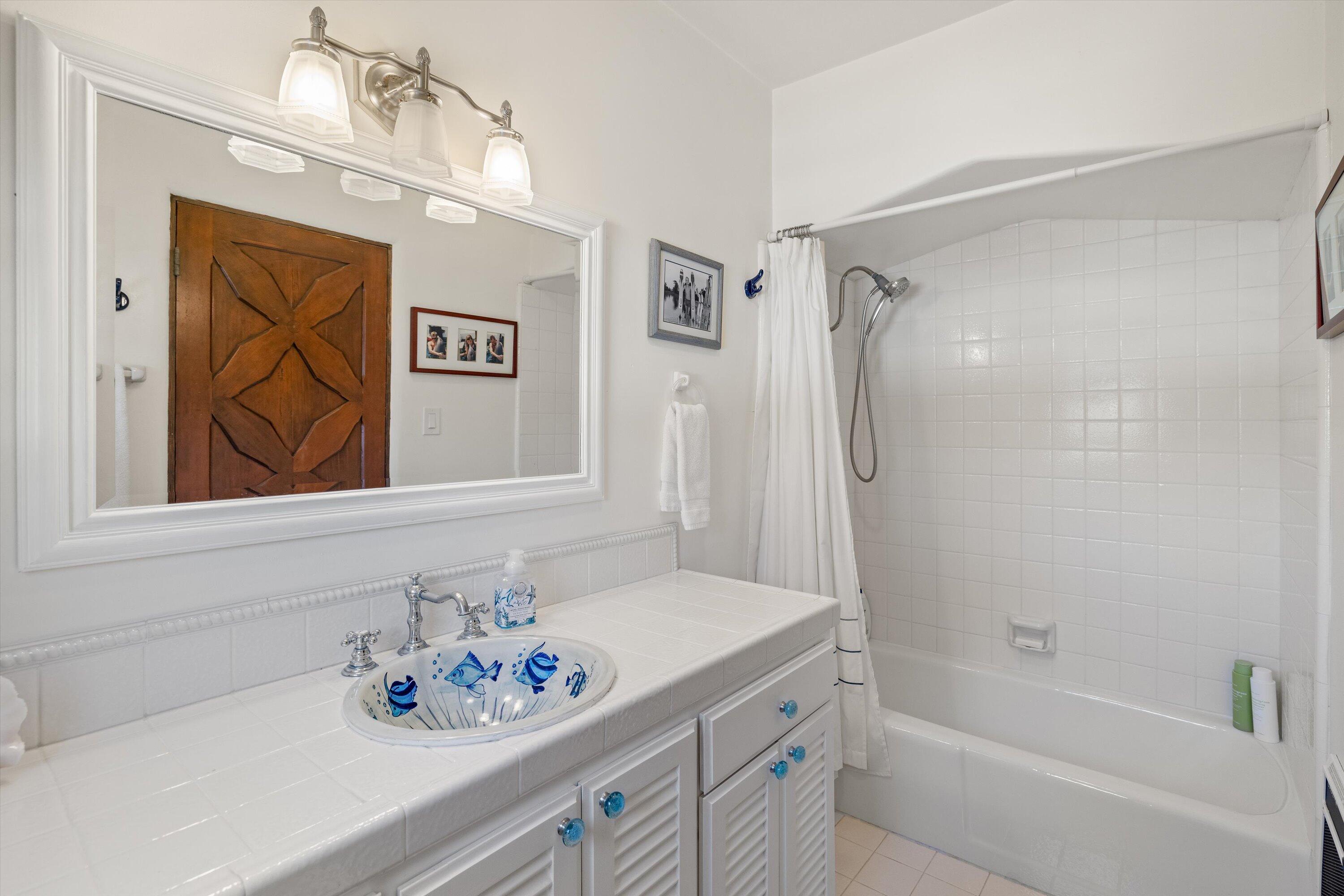 867 Sand Point Road Carpinteria, CA 93013 - Photo 14 of 23 a bathroom with a bathtub sink and mirror