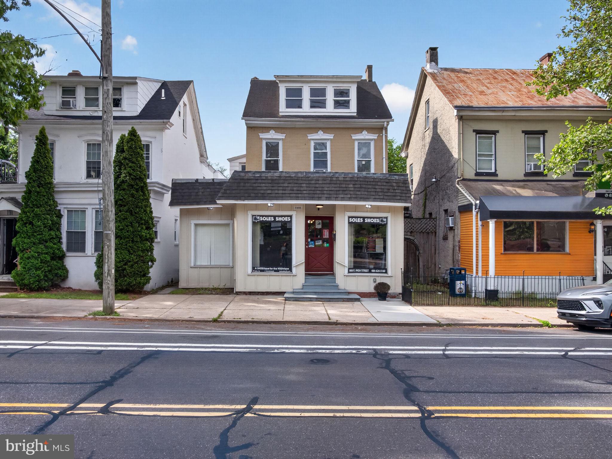 866 East High Street Pottstown, PA 19464 - Photo 1 of 45 Charming mixed-use property awaits!