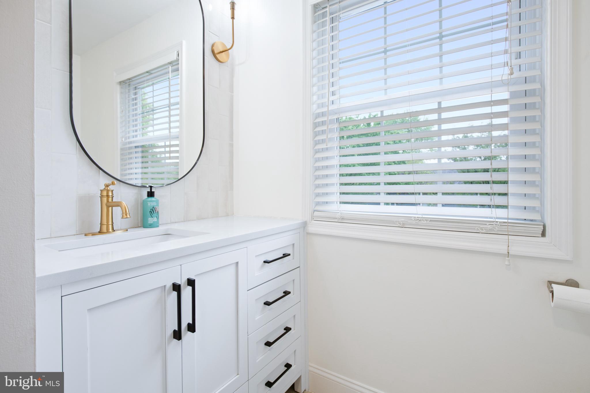 1014 Jeffrey Lane Lititz, PA 17543 - Photo 19 of 41 a bathroom with a sink a mirror a vanity and a window