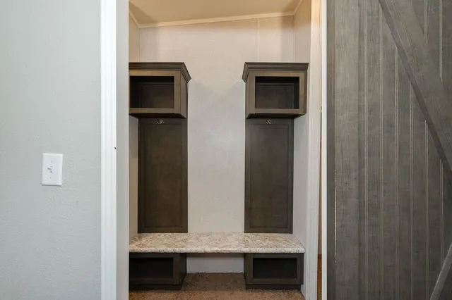 a view of front door