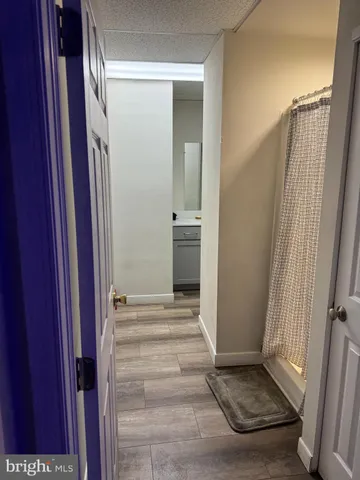 a view of an entryway door