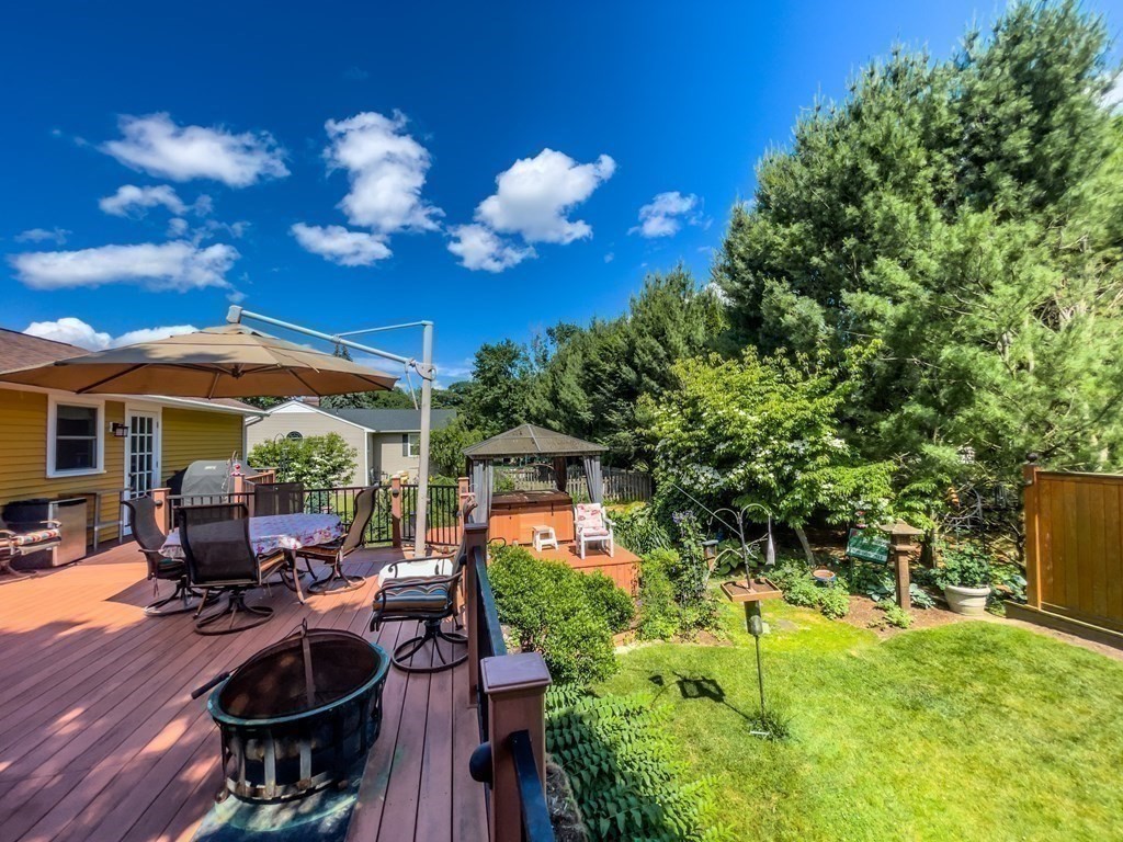 128 Derby Street Worcester, MA 01604 - Photo 30 of 34 a view of a backyard with sitting area and furniture