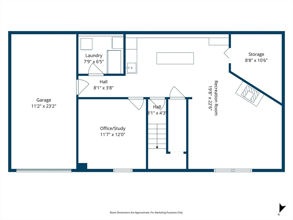 128 Derby Street Worcester, MA 01604 - Photo 33 of 34 a picture of a floor plan