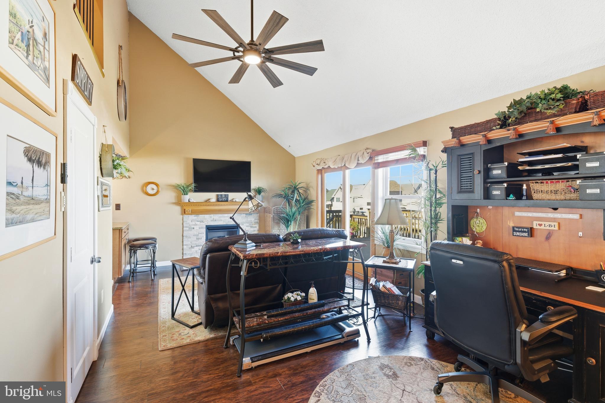 179 Bernard Drive Manahawkin, NJ 08050 - Photo 16 of 35 a view of a workspace with furniture and a window