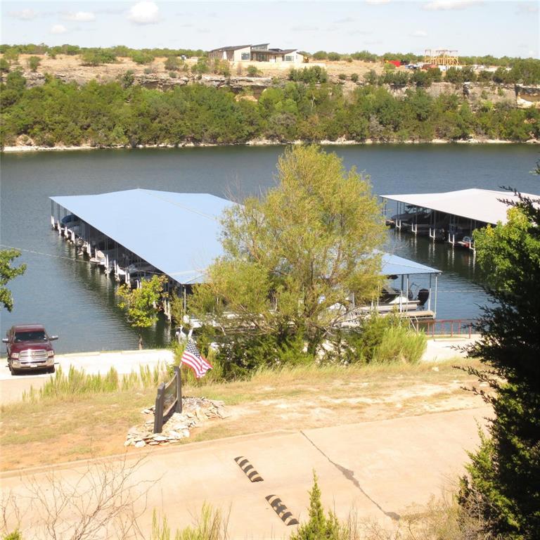 545 Melbourne Trail Graford, TX 76449 - Photo 2 of 8 Drone / aerial view featuring a water view