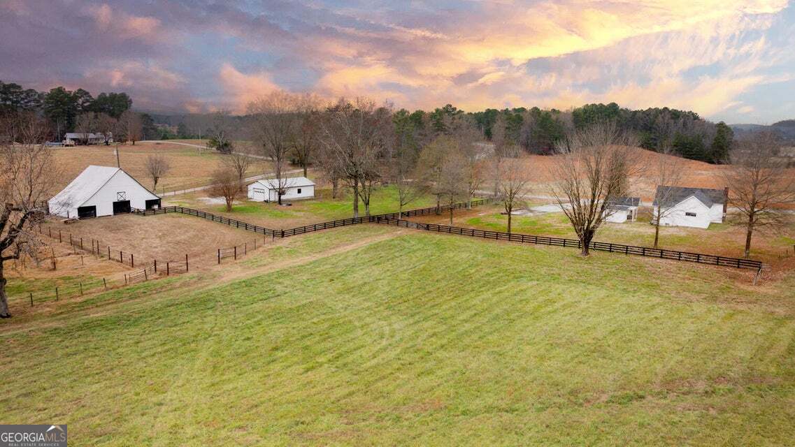 626 Greenbush Road LaFayette, GA 30728 - Photo 34 of 53 a view of a swimming pool with a yard and mountain view