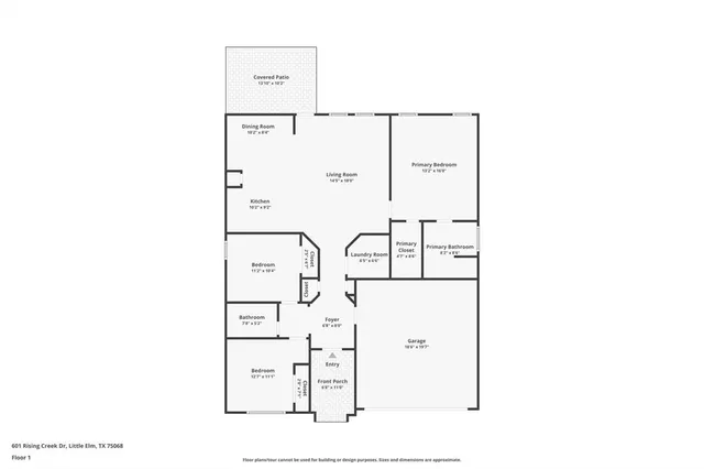 $1,800 | 601 Rising Creek Drive, Little Elm, TX 75068