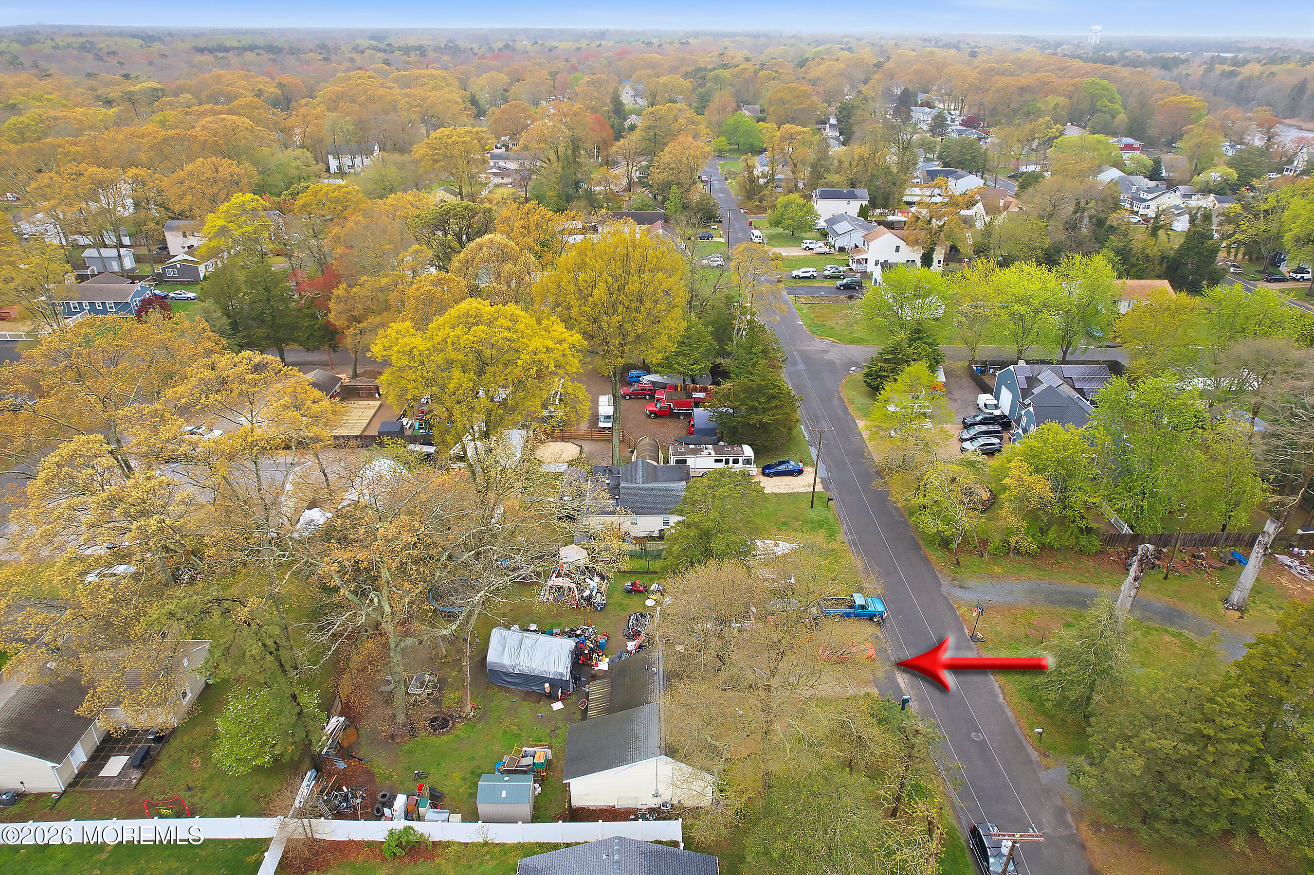 608 Holly Boulevard Bayville, NJ 08721 - Photo 7 of 8 an aerial view of residential houses with outdoor space