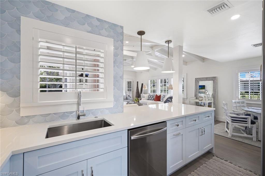 47 8th Avenue South Naples, FL 34102 - Photo 10 of 27 Kitchen Open to Dining Area