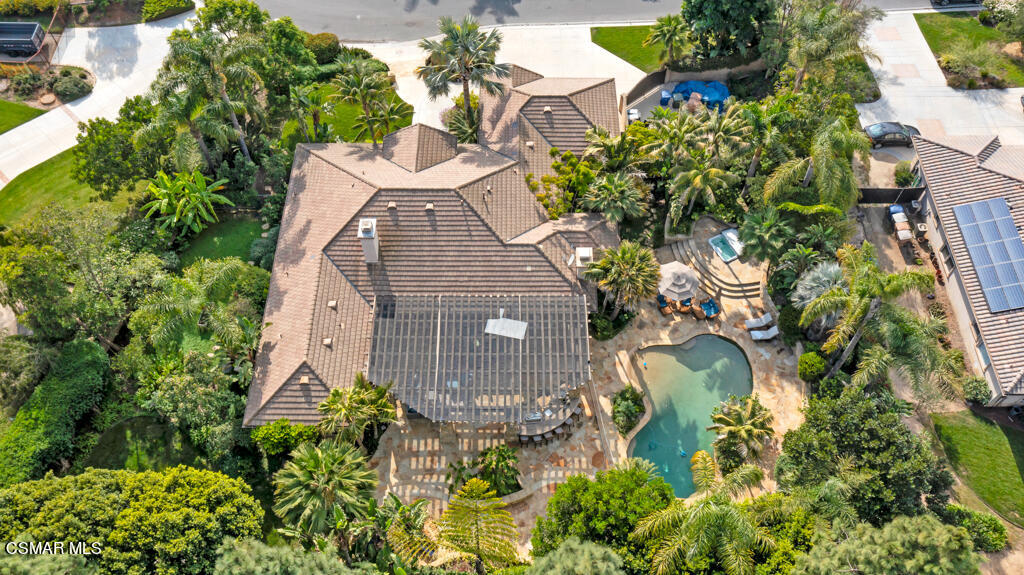 1776 Corte Jubilo Camarillo, CA 93012 - Photo 4 of 74 an aerial view of a house with a yard and garden