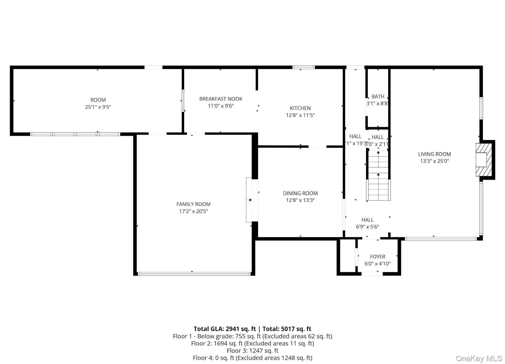 147-01 70th Avenue Queens, NY 11367 - Photo 19 of 21 a picture of a floor plan