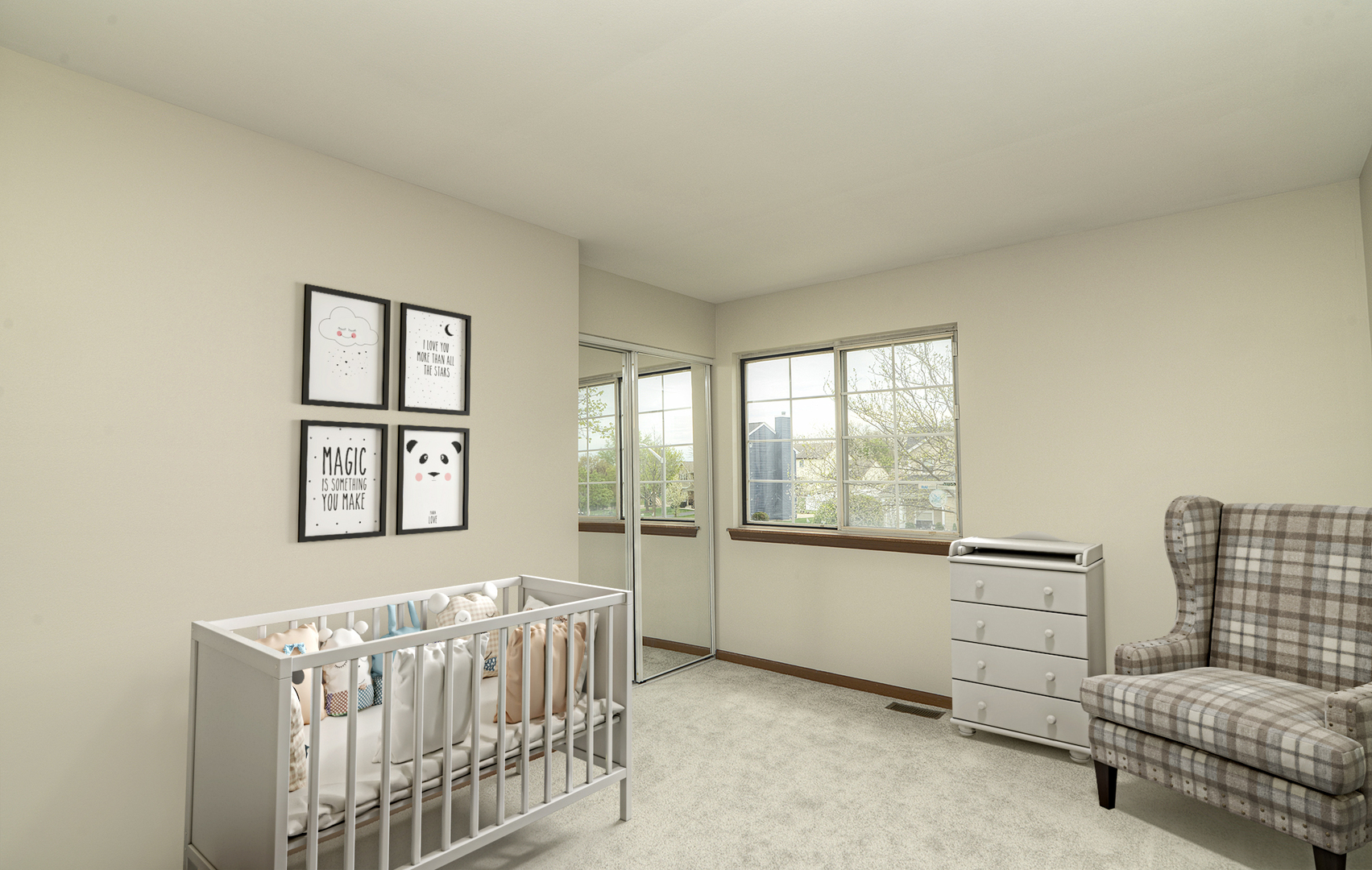 503 Yardley Drive Carol Stream, IL 60188 - Photo 32 of 41 a bedroom with furniture and windows