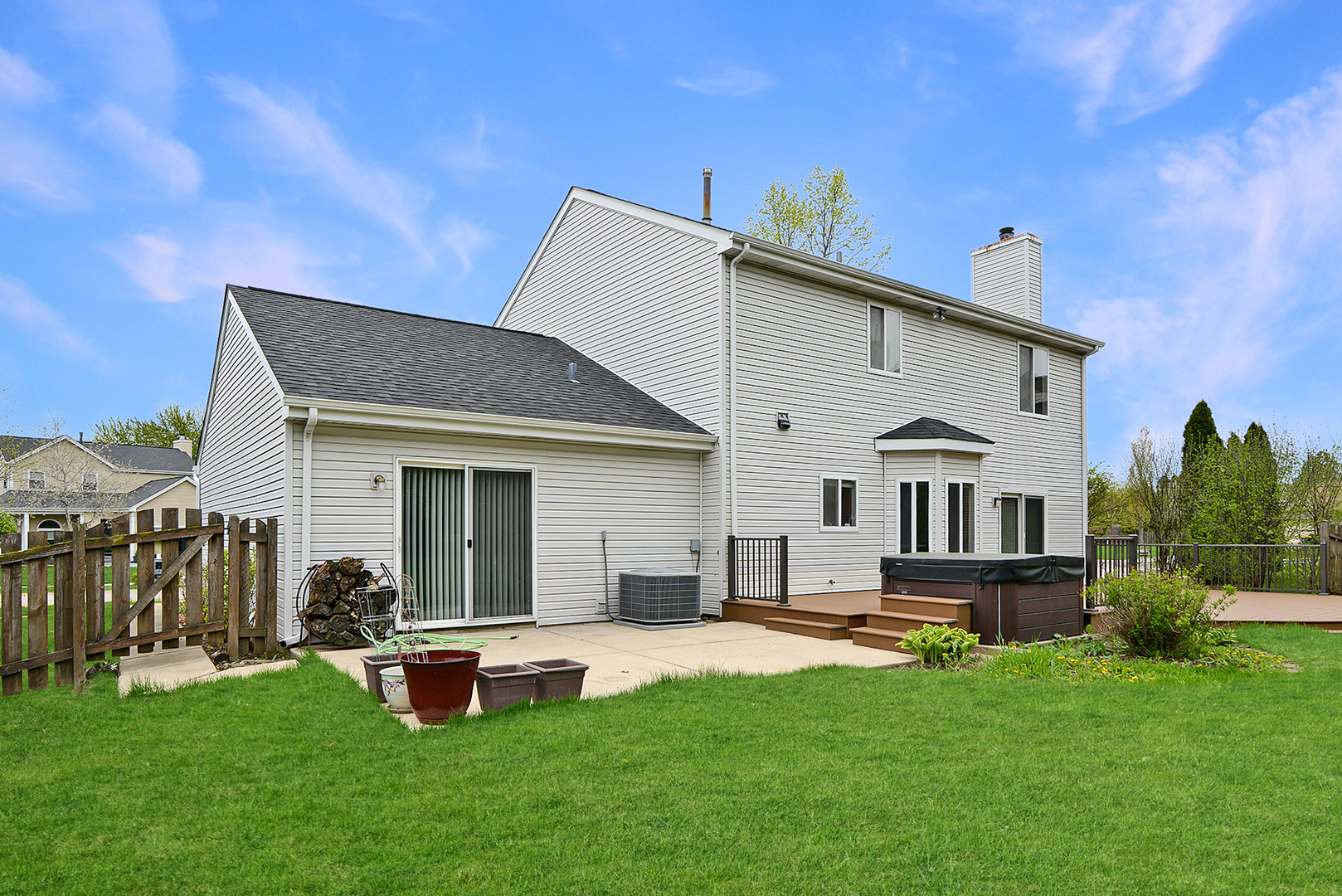 503 Yardley Drive Carol Stream, IL 60188 - Photo 35 of 41 a aerial view of a house with swimming pool and a yard