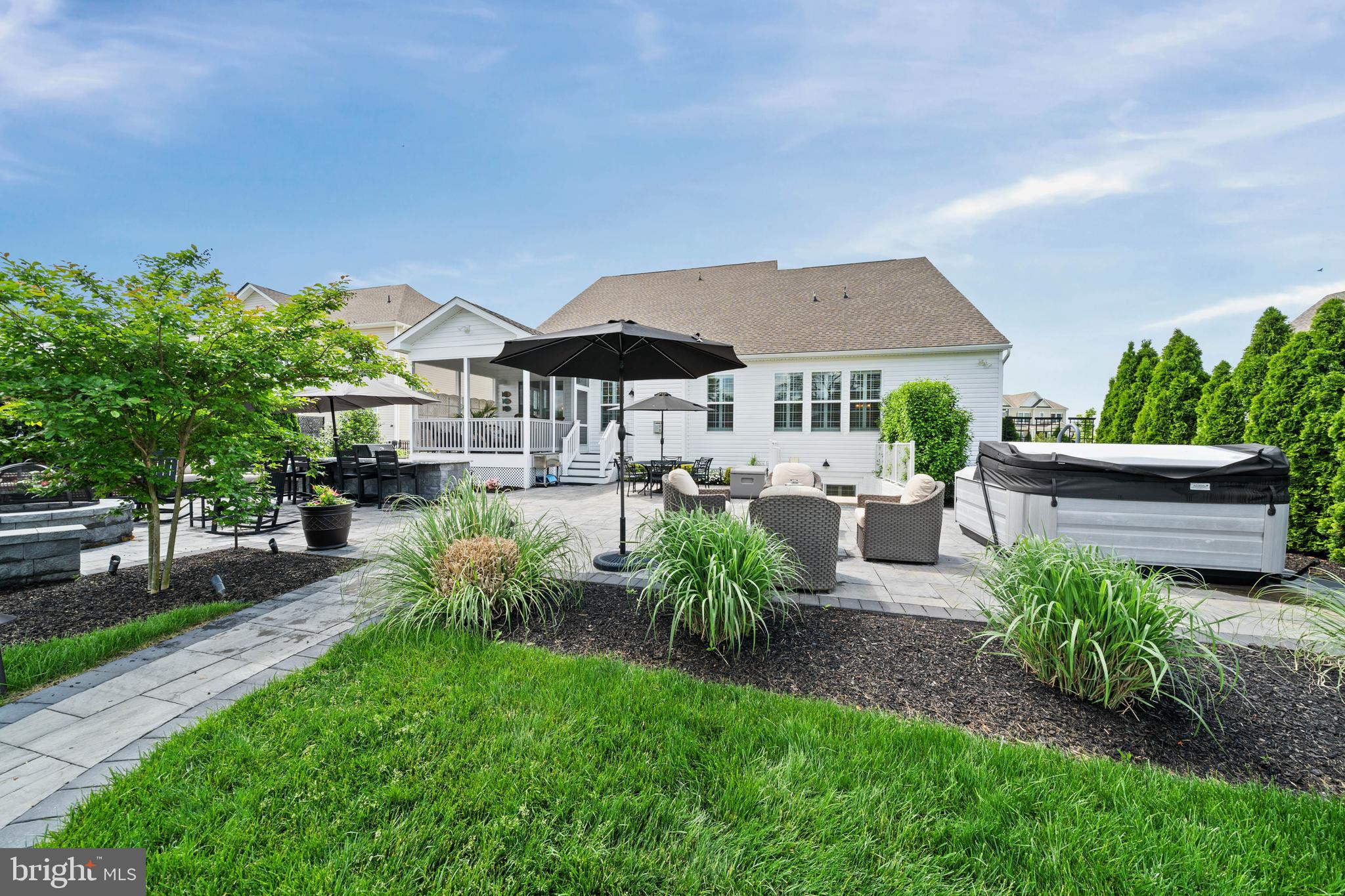 355 Dillon Circle Middletown, DE 19709 - Photo 69 of 84 a view of a house with backyard sitting area and garden