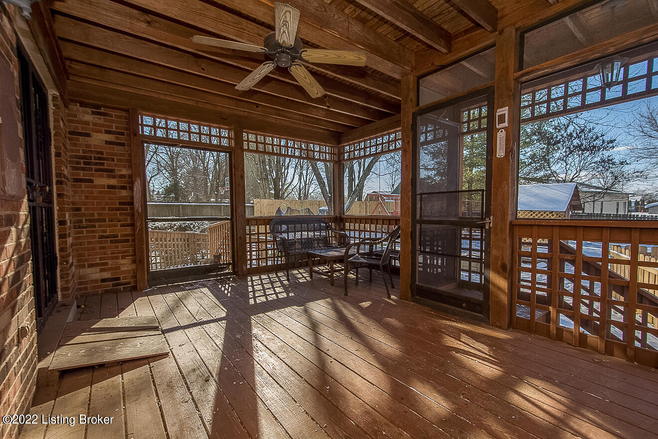 7700 Tempsclair Road Louisville, KY 40220 - Photo 34 of 42 Screened-In Deck
