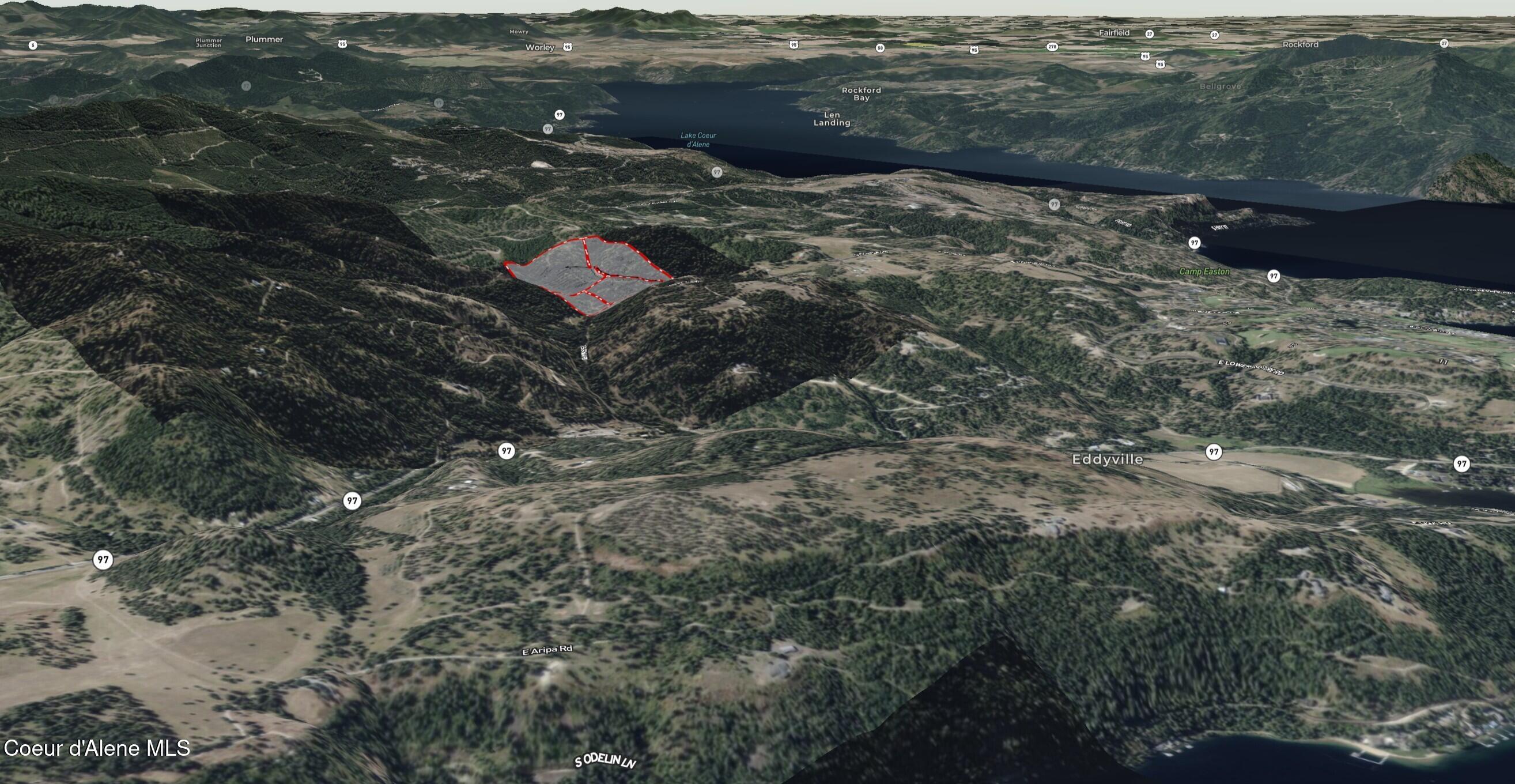 6946 East Burma Road Harrison, ID 83833 - Photo 21 of 23 3-d aerial far view