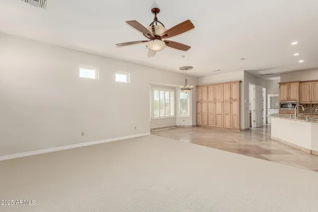 a view of empty room