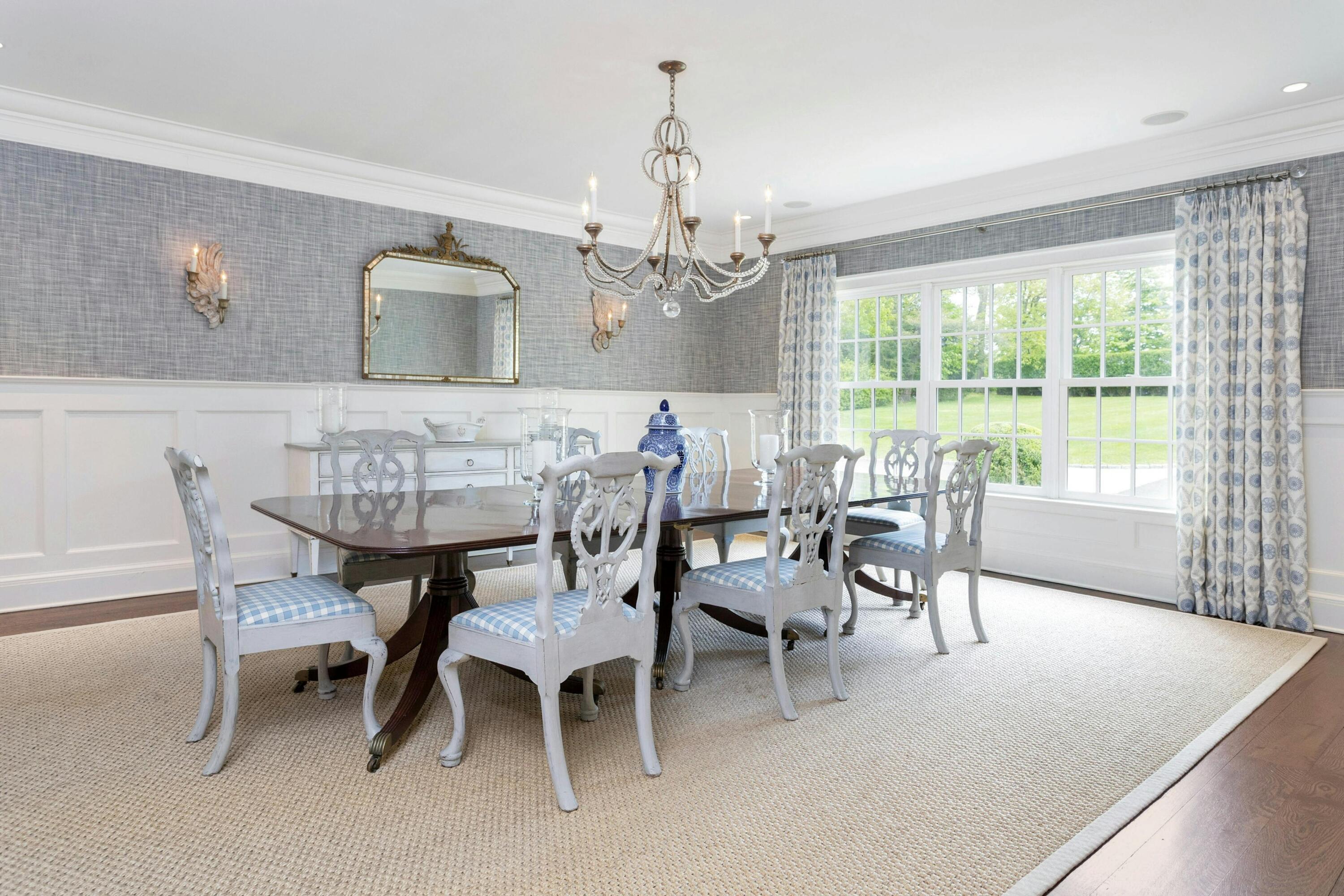 527 Middlesex Road Darien, CT 06820 - Photo 13 of 51 a view of a dining room with furniture window and outside view