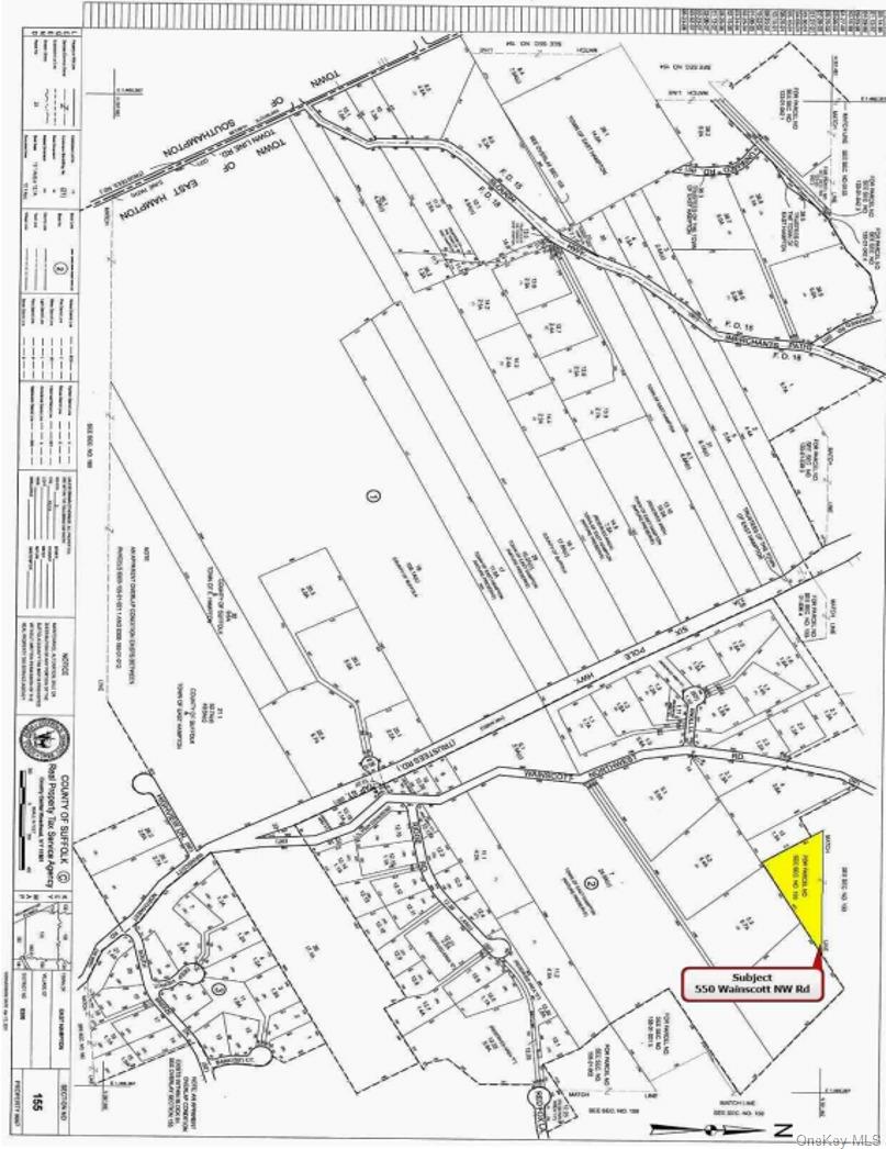 550-549 Wainscott NW Road East Hampton, NY 11937 - Photo 5 of 6 Parcel map