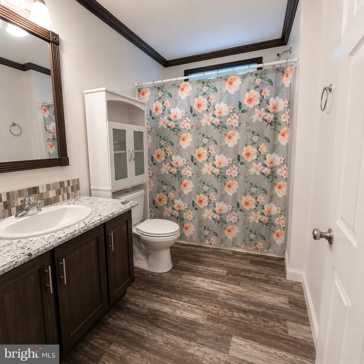 600 Ridge Road Dillsburg, PA 17019 - Photo 7 of 15 a bathroom with a granite countertop sink toilet and shower