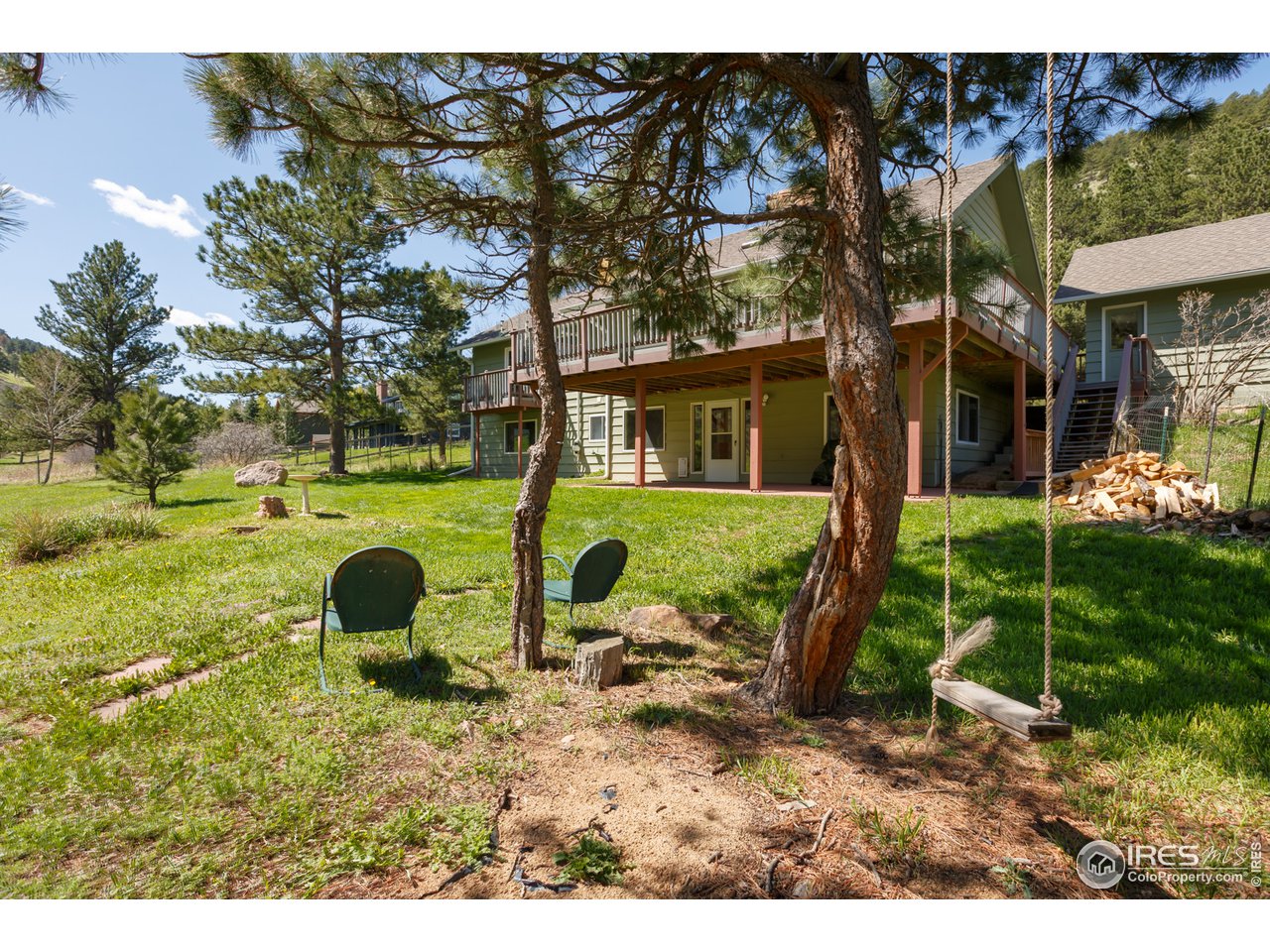7172 Olde Stage Road Boulder, CO 80302 - Photo 28 of 35 a view of a backyard with garden