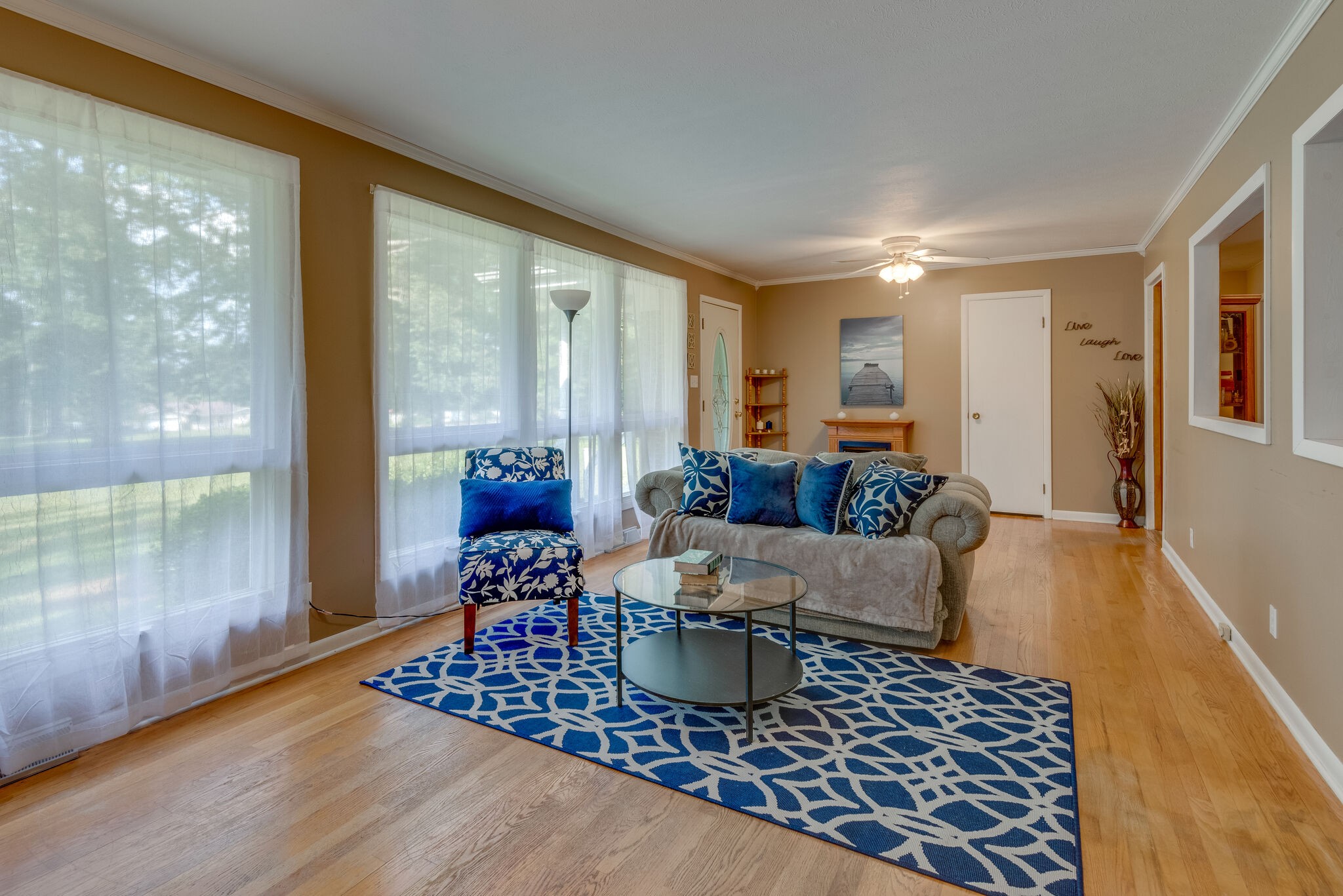 101 Duke Road Dickson, TN 37055 - Photo 7 of 30 a living room with furniture and a large window