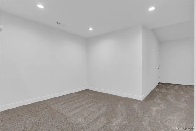 a view of empty room