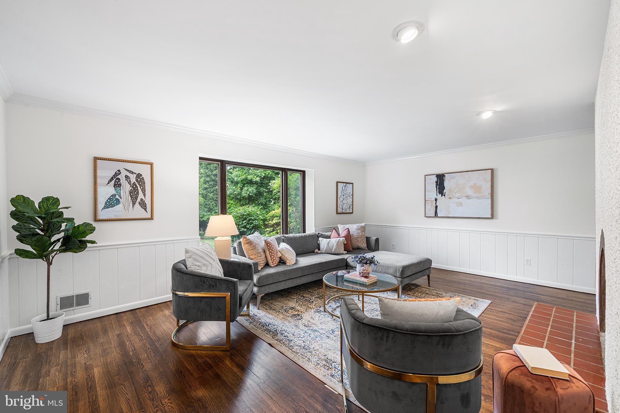 204 French Road Newtown Square, PA 19073 - Photo 4 of 36 a living room with furniture and a large window