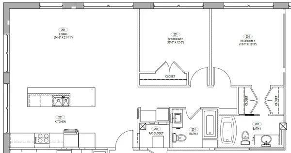 $2,862 | 2102 Mechanic Street, Unit 201, Galveston, TX 77550