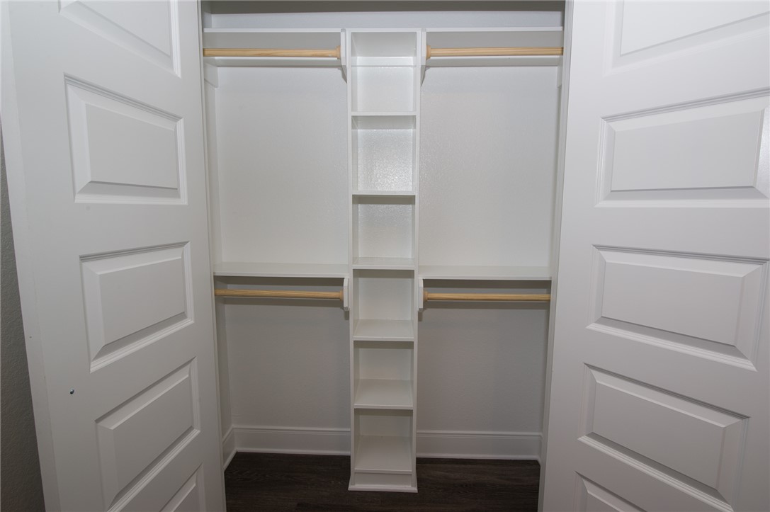 701 Hereford Street, Unit GARAGE APARTMENT College Station, TX 77840 - Photo 10 of 14 a view of walk in closet with empty racks
