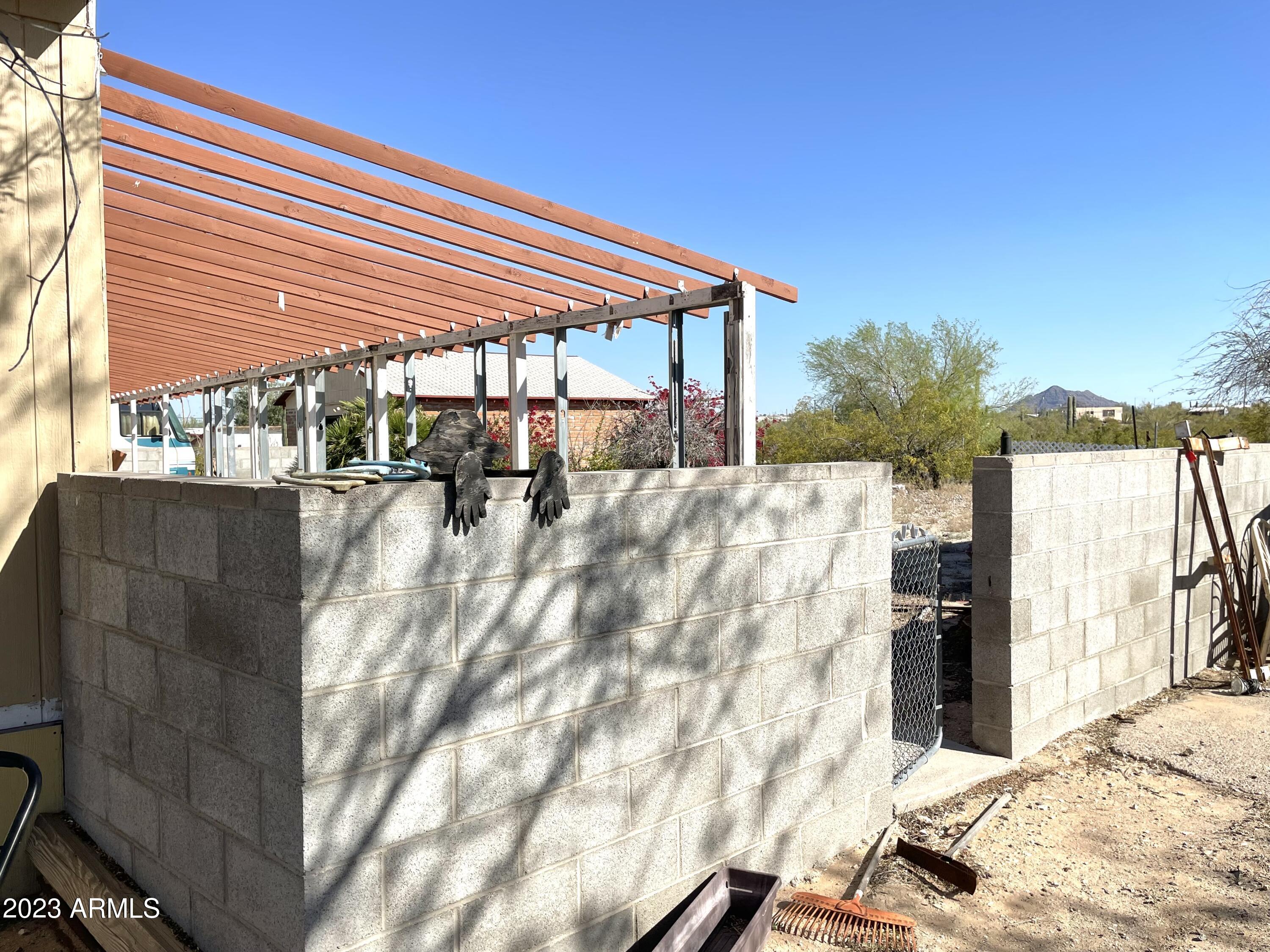 1039 West Nelson Road Ajo, AZ 85321 - Photo 5 of 16 Nelson Back Wall