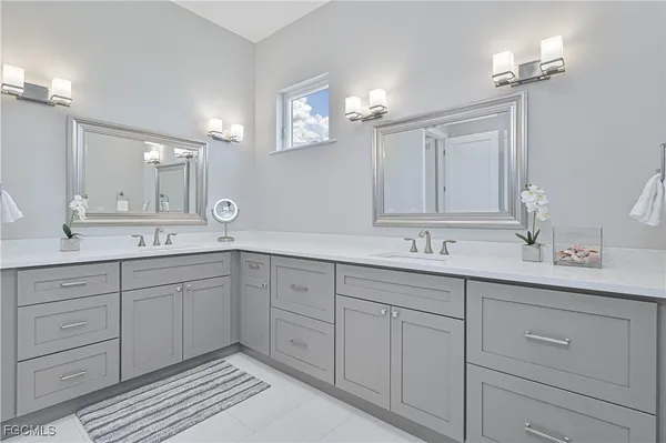 a white bath tub sitting in a bathroom