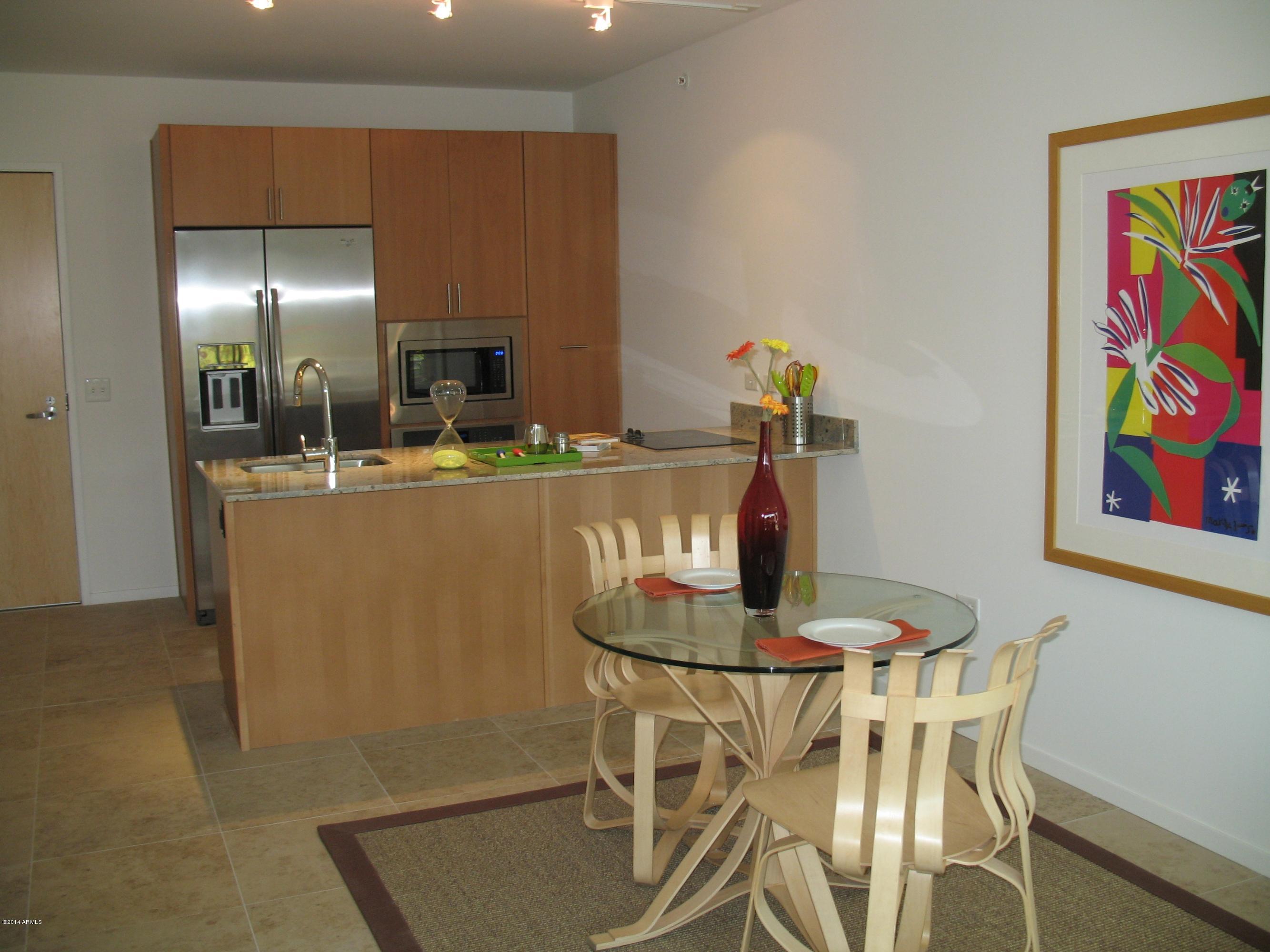 6895 East Camelback Road, Unit 3005 Scottsdale, AZ 85251 - Photo 2 of 17 Dining Area and Kitchen