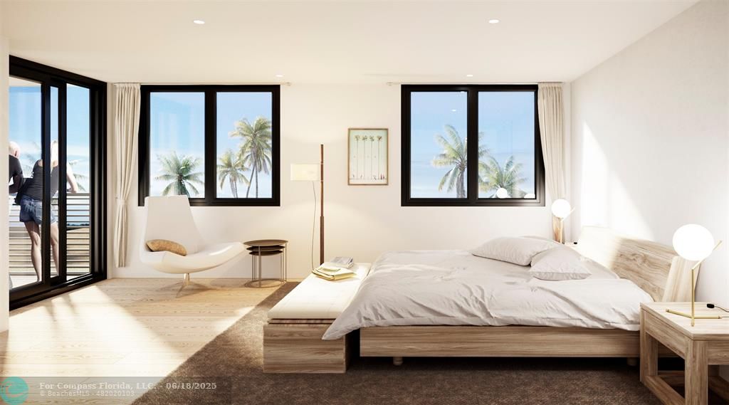 702 Cypress Grove Drive, Unit 702 Pompano Beach, FL 33069 - Photo 6 of 11 a bedroom with a large bed and a window