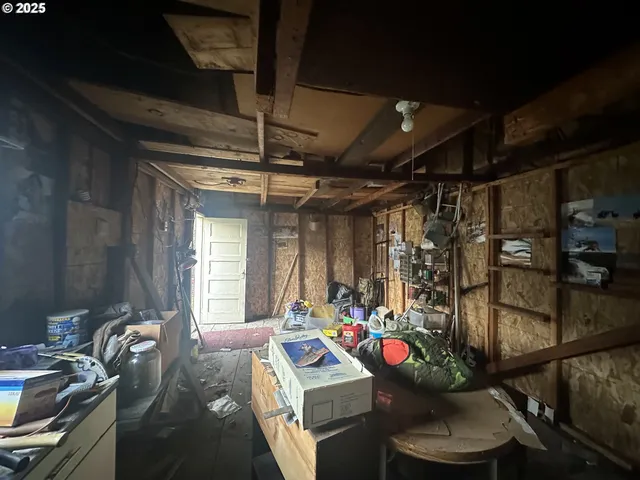 a room with gym equipment