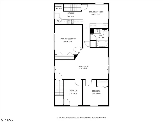 a picture of a floor plan