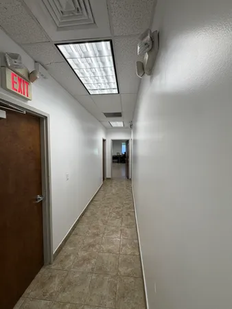 an entryway in a room