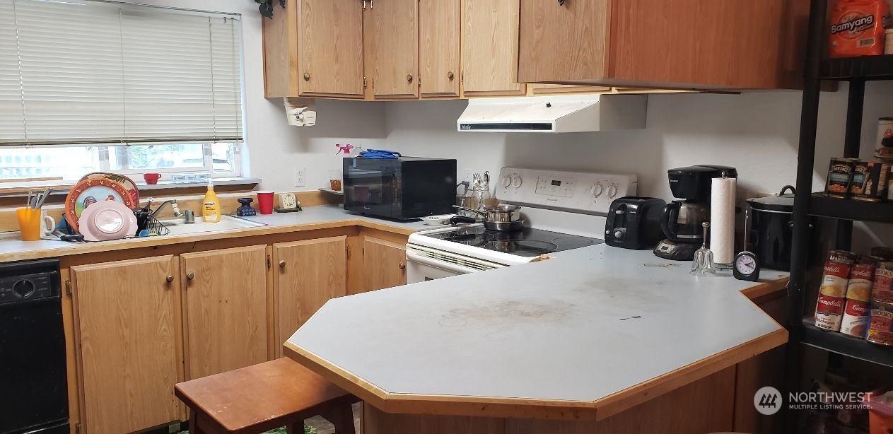 520 Willow Drive, Unit 111 Enumclaw, WA 98022 - Photo 4 of 26 a kitchen with a sink a stove and cabinets