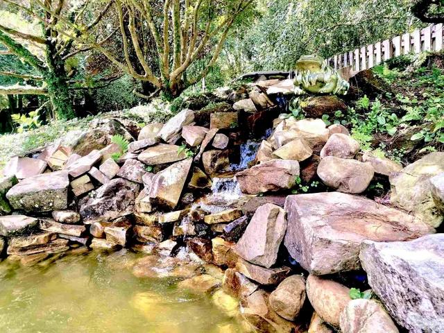 a view of an outdoor space with seating