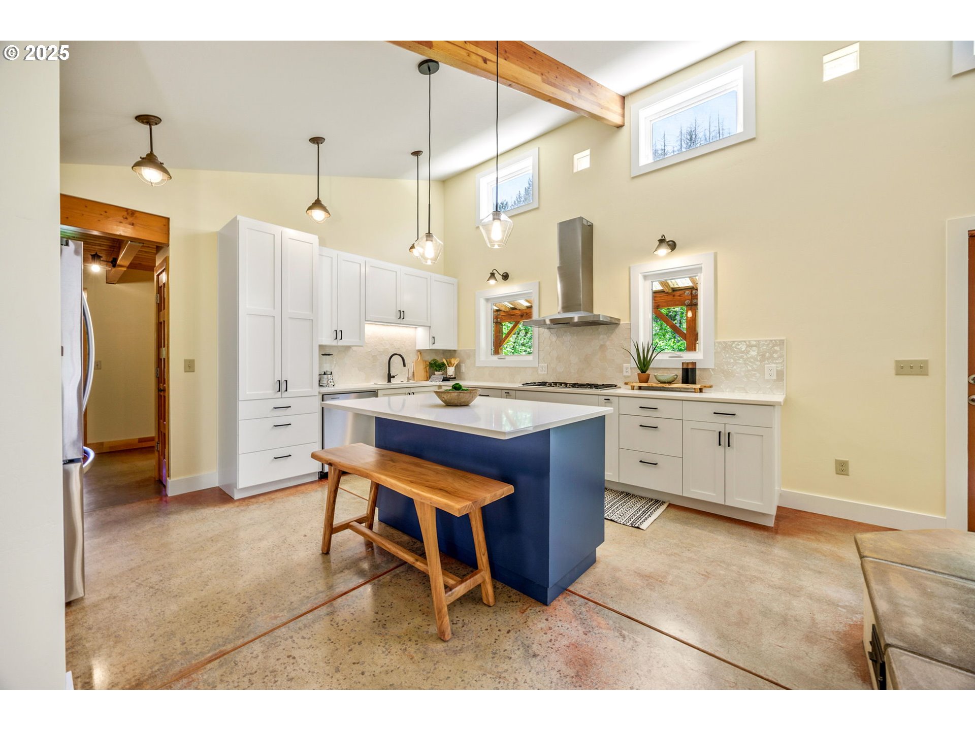 1848 Anderson Creek Road Talent, OR 97540 - Photo 14 of 48 a kitchen with a sink appliances and cabinets