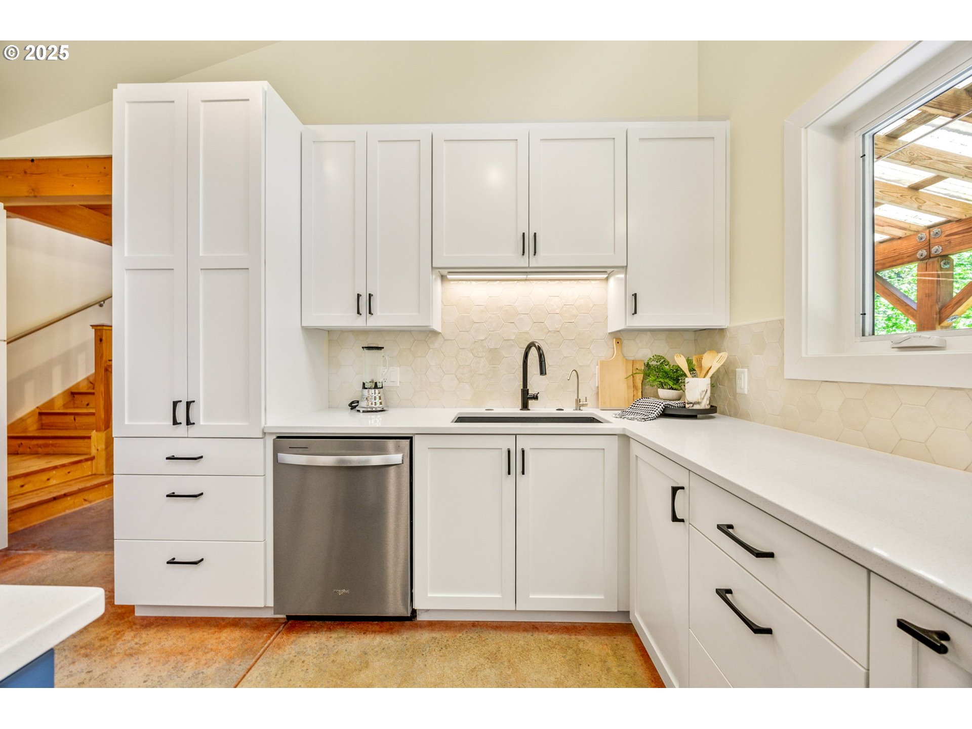 1848 Anderson Creek Road Talent, OR 97540 - Photo 18 of 48 a kitchen with cabinets and window