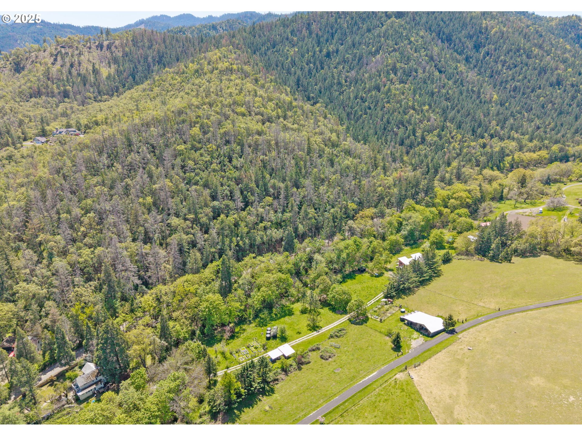 1848 Anderson Creek Road Talent, OR 97540 - Photo 33 of 48 a view of a yard with an outdoor space