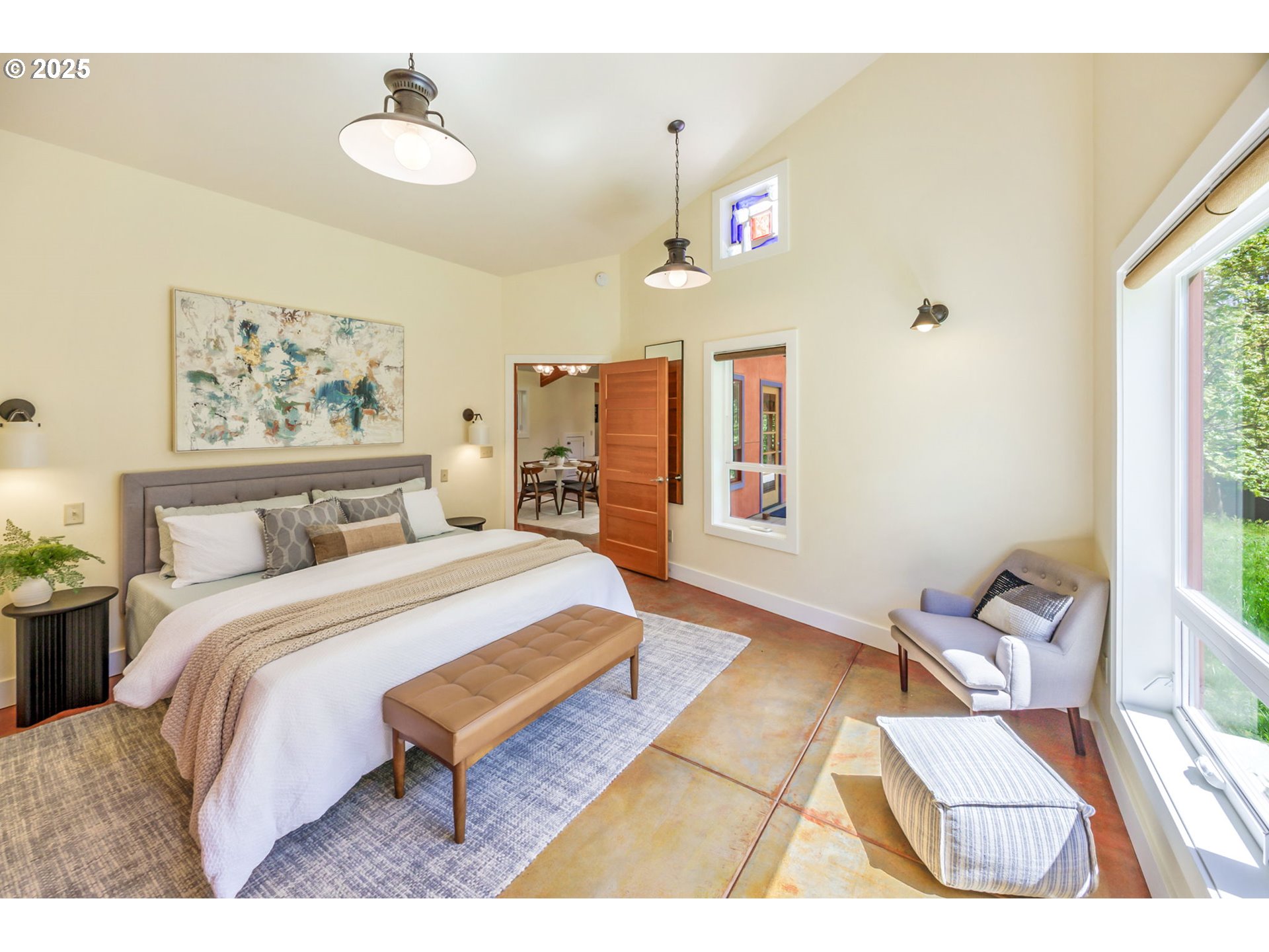 1848 Anderson Creek Road Talent, OR 97540 - Photo 41 of 48 a spacious bedroom with a bed a window and dresser