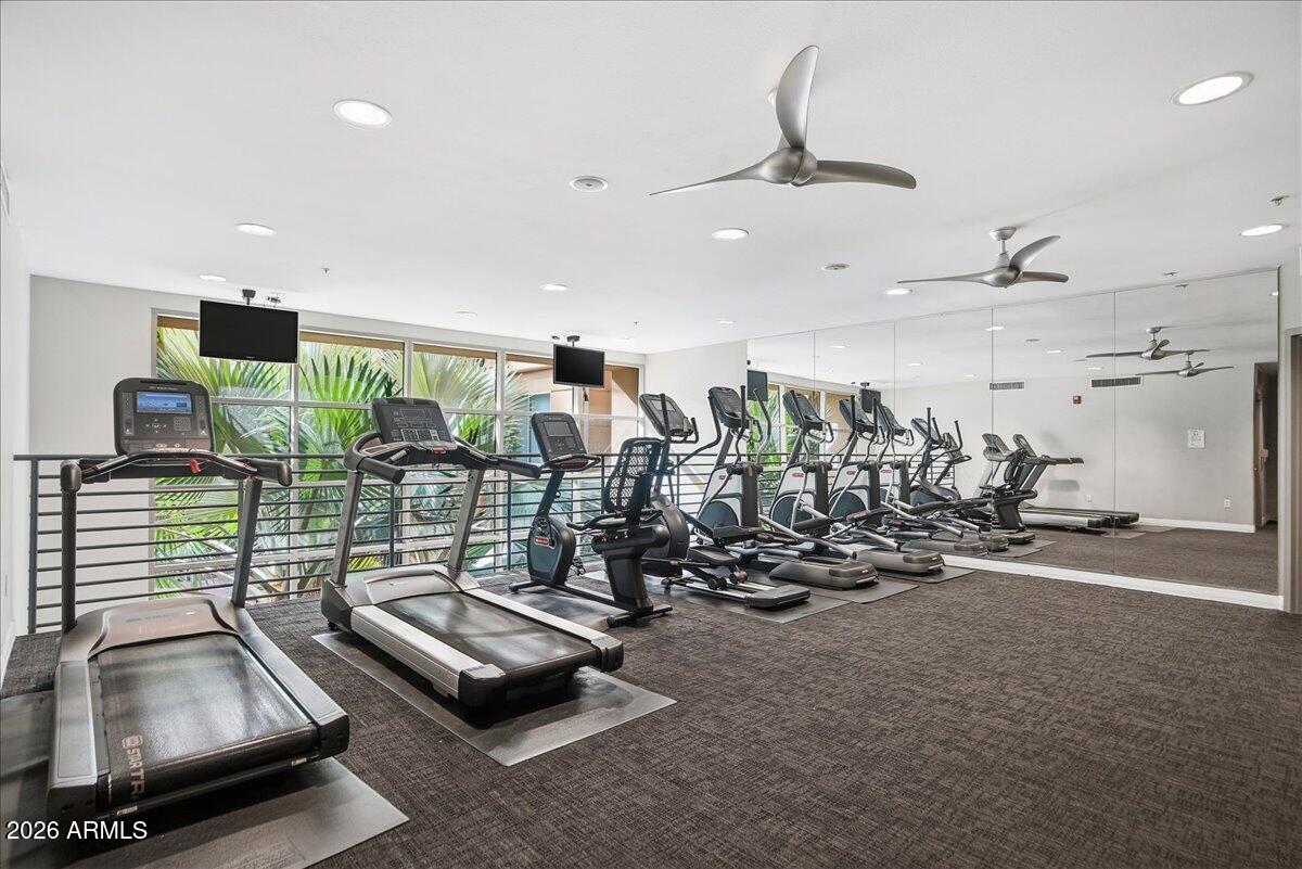 1701 East Colter Street, Unit 333 Phoenix, AZ 85016 - Photo 20 of 27 Gym Upstairs